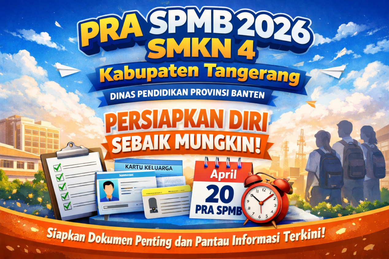 Pra Sistem Penerimaan Murid Baru (Pra-SPMB) 2026 Jenjang SMK Dinas Pendidikan Provinsi Banten